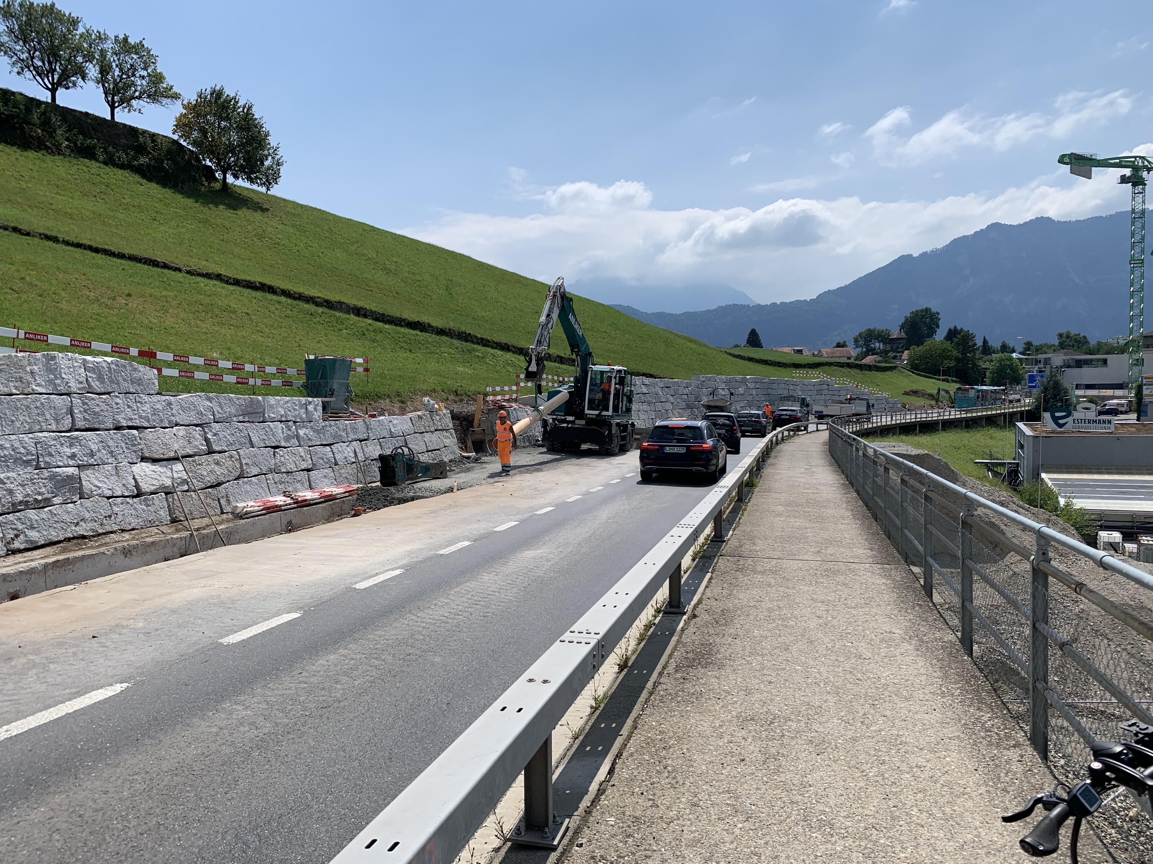 Greppen-Weggis Realisierung Rad- und Gehweg