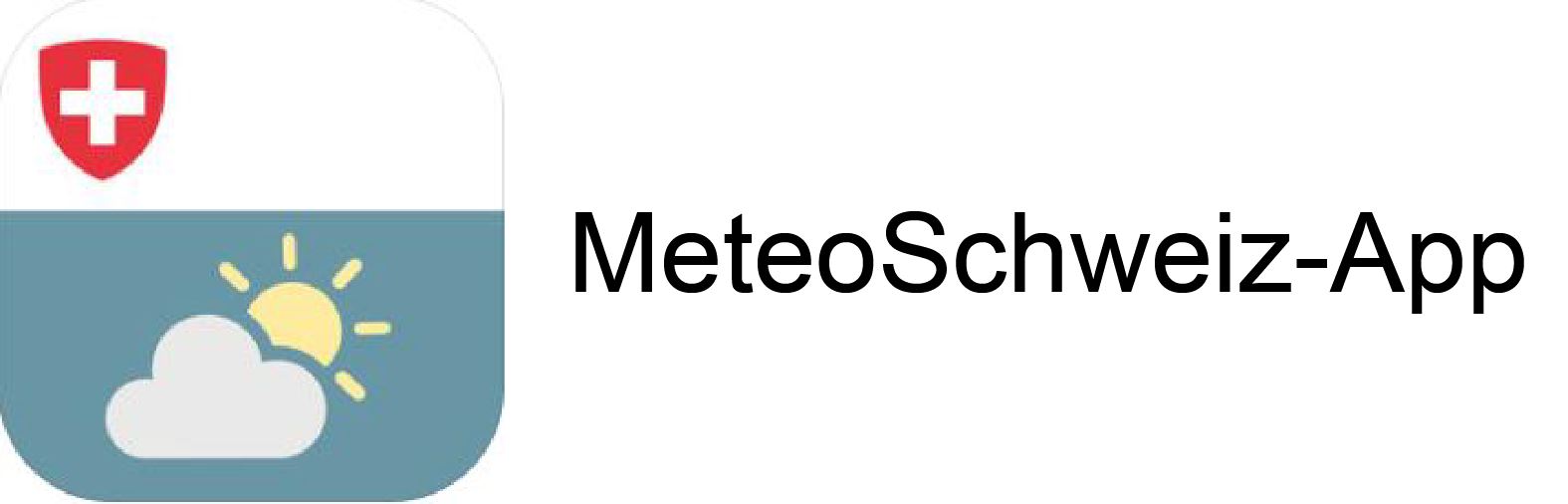 MeteoSchweiz-App mit Text