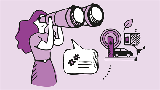 Die Werte der Diensstelle Verkehr und Infrastruktur